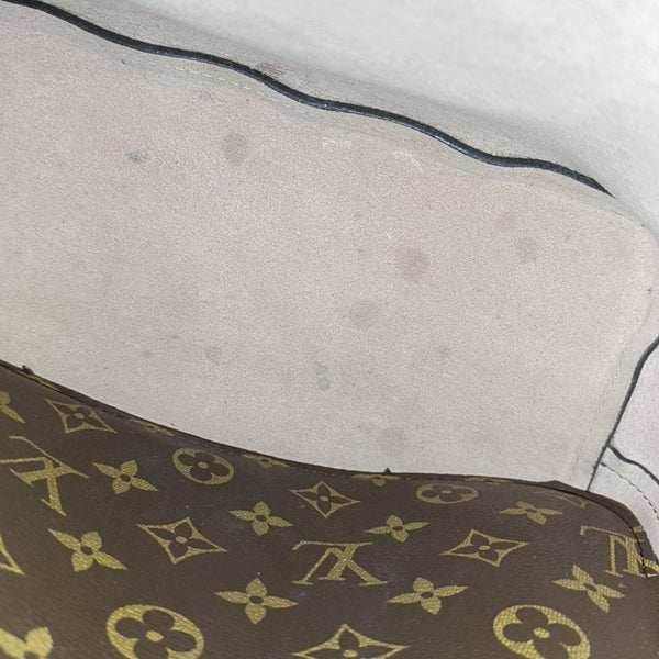 NÉONOÉ MM Monogram Coated Canvas Brown