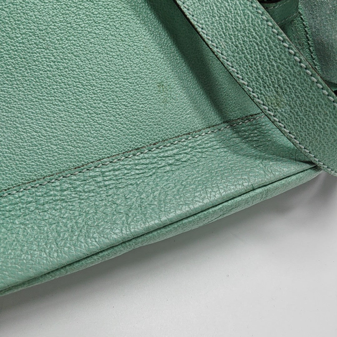Suede Backpack Green