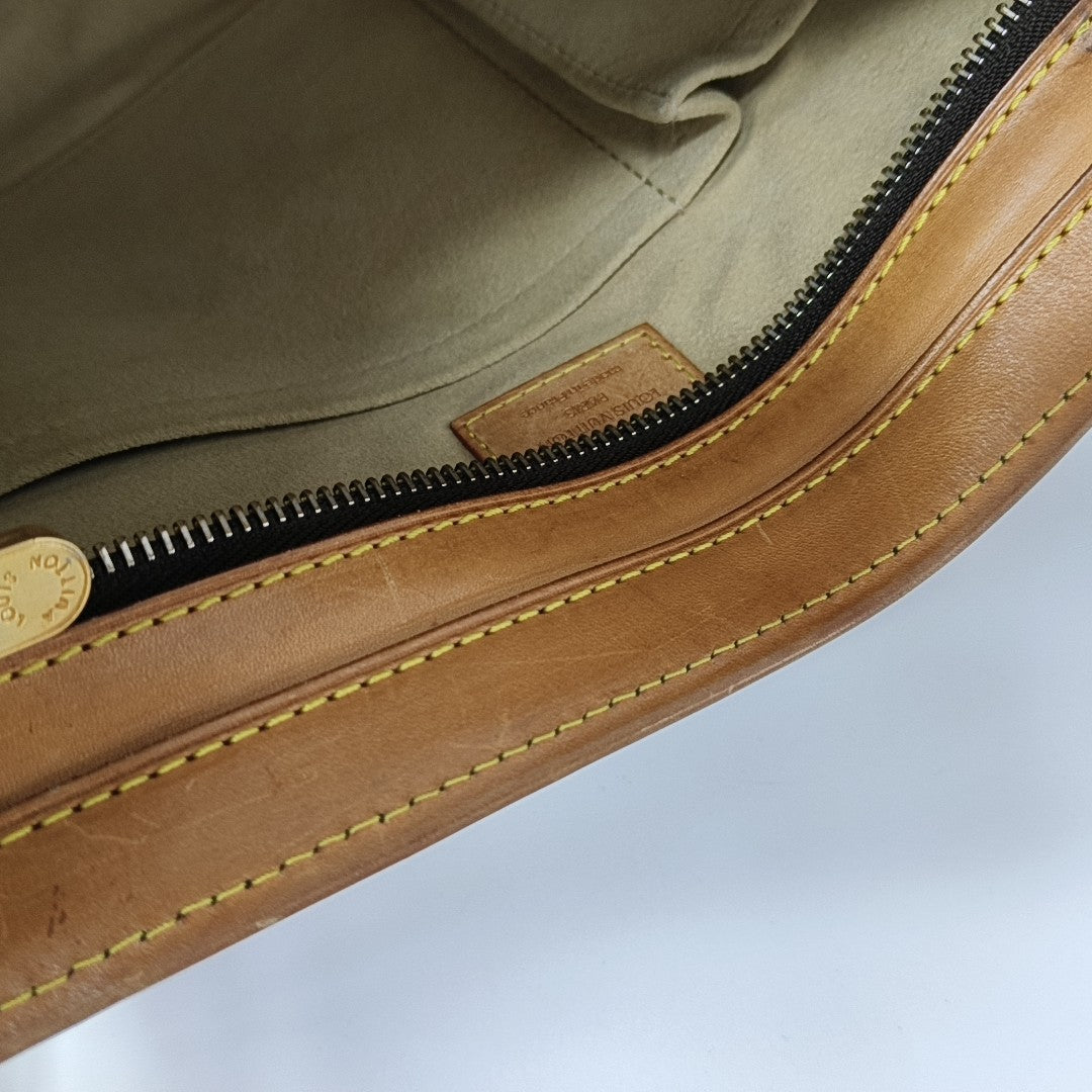 HUDSON GM Monogram Coated Canvas Brown