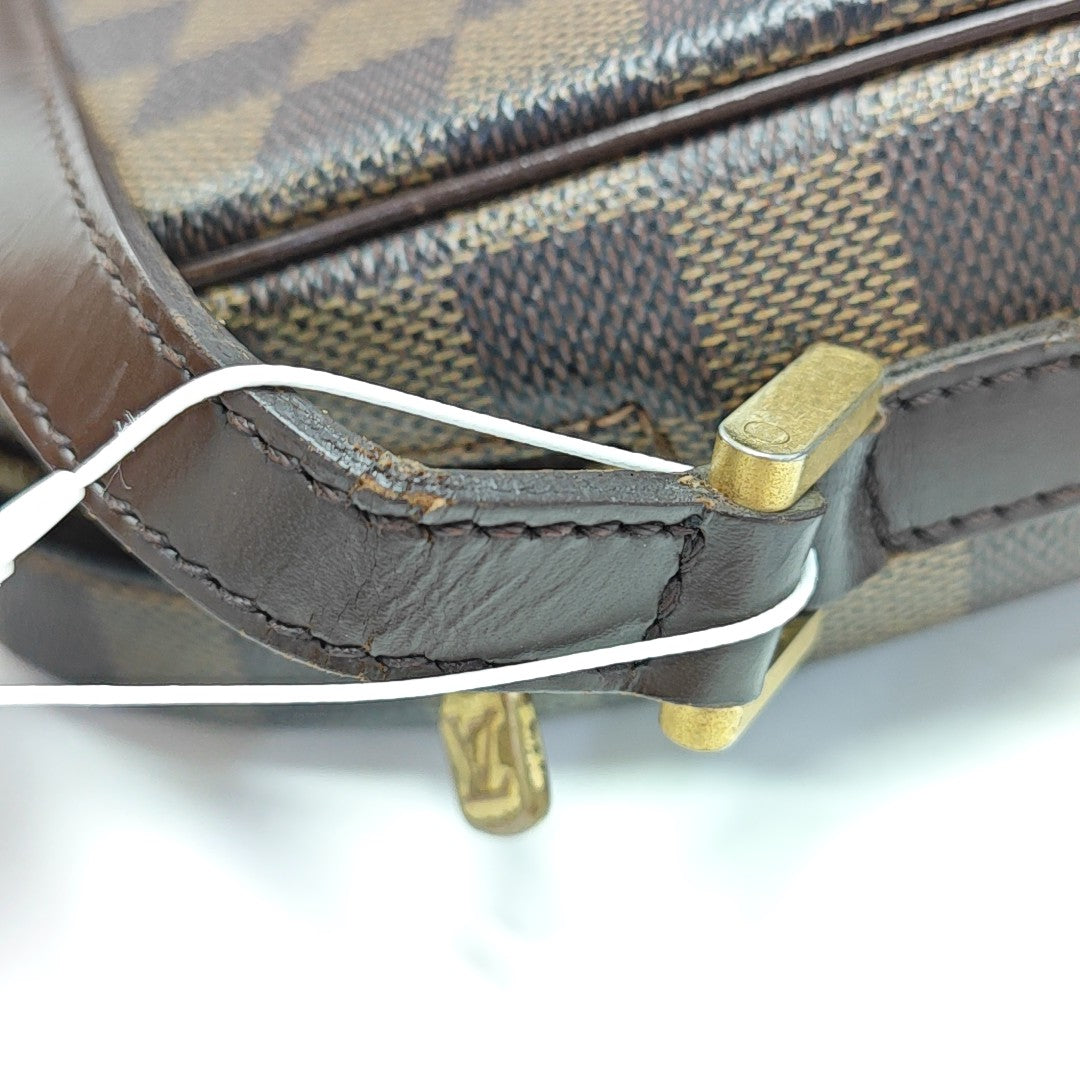 IPANEMA PM Damier Ebene Coated Canvas Brown