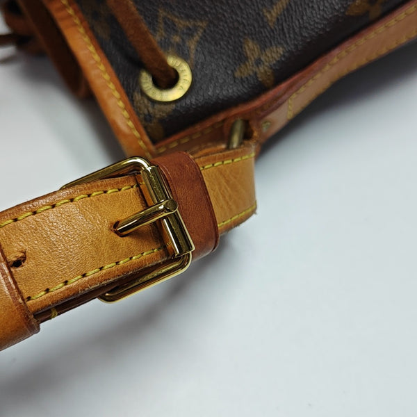 NOÉ BB Monogram Coated Canvas Brown
