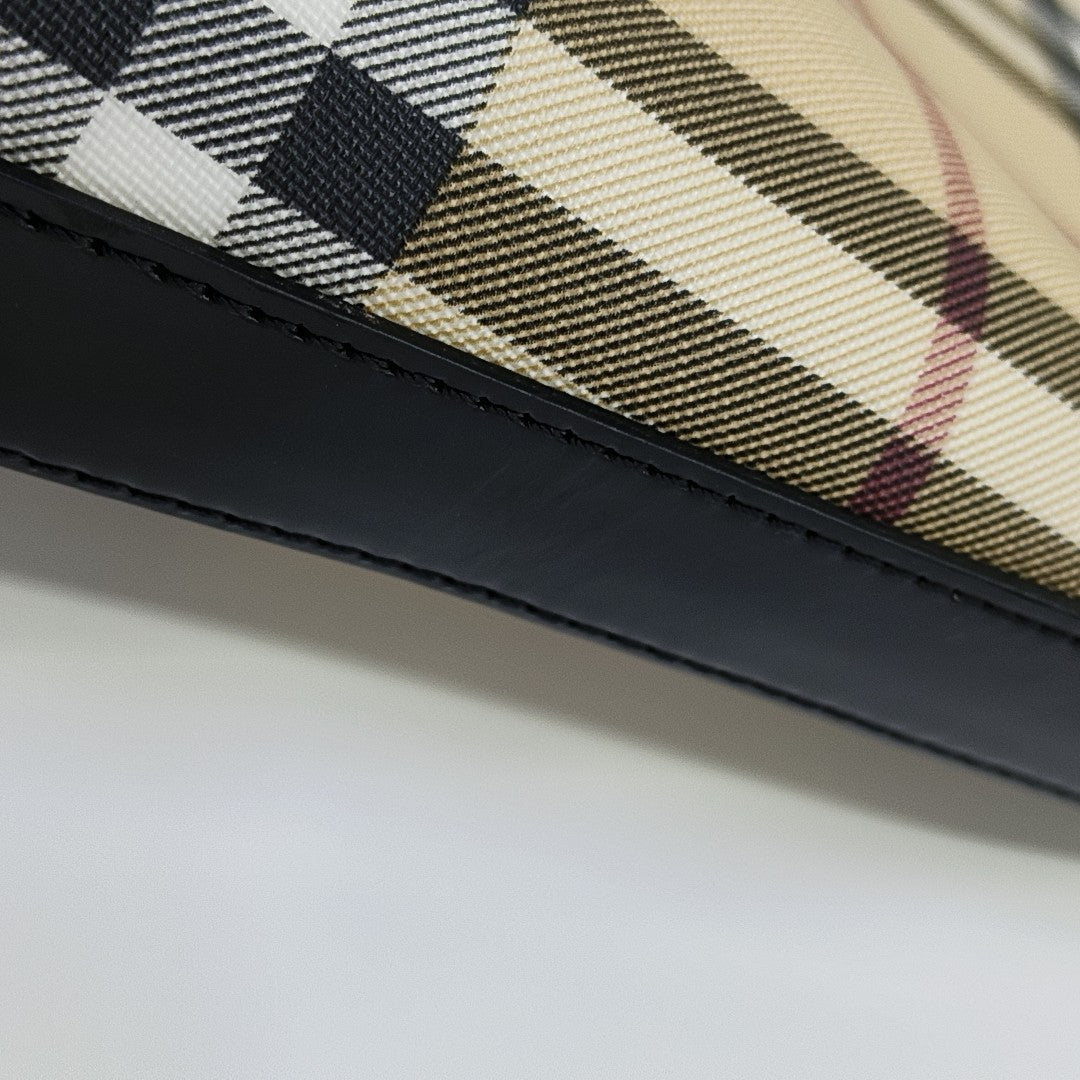 Coated Canvas Tote Bag Beige