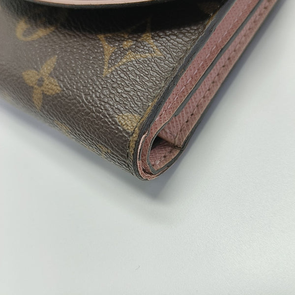 ARIANE Monogram Coated Canvas Brown Wallet
