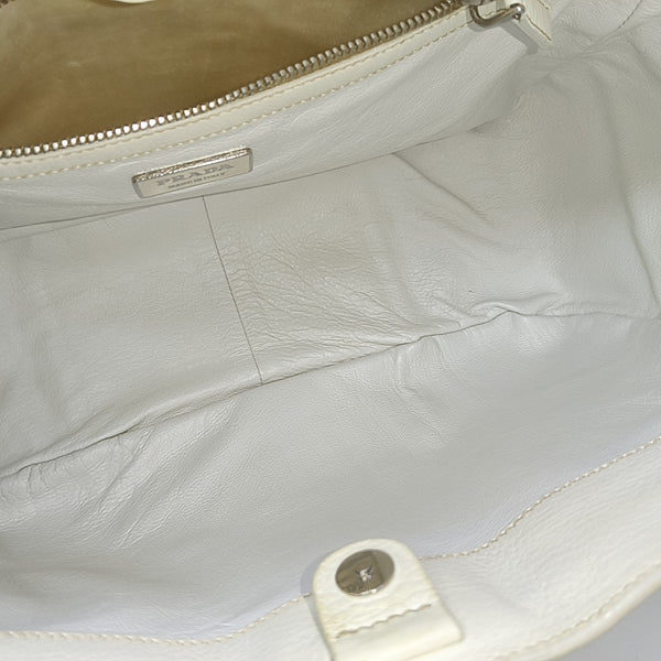 Straw Shoulder Bag Beige