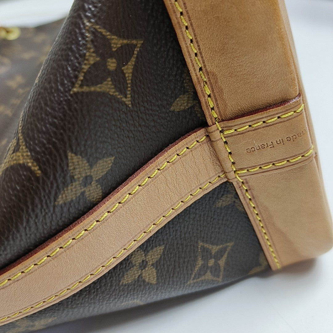 NOÉ BB Monogram Coated Canvas Brown