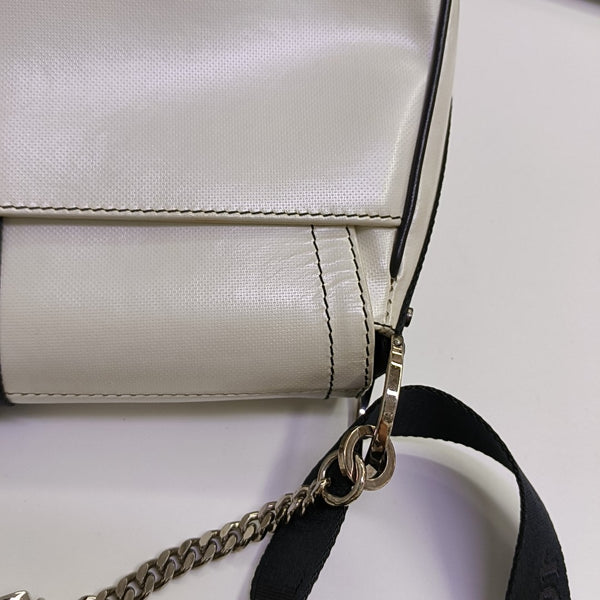 Calfskin Shoulder Bag White