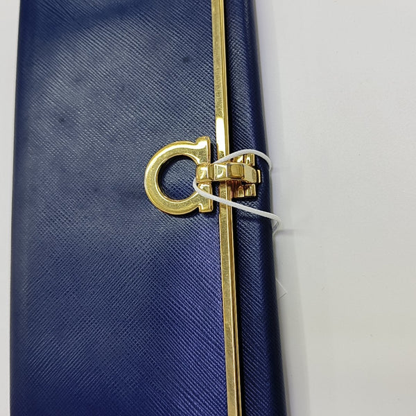 Calfskin Wallet Blue