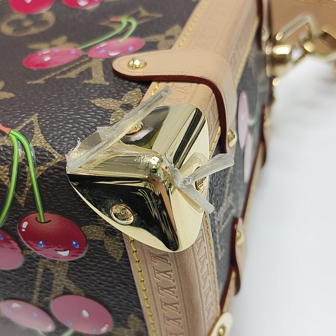 SIDE TRUNK MM Monogram Coated Canvas Brown