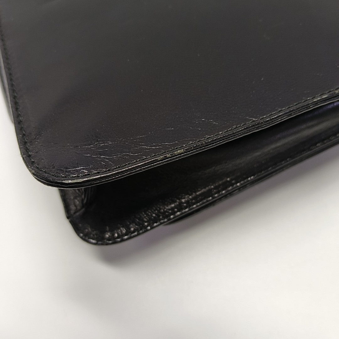 Calfskin Shoulder Bag Black