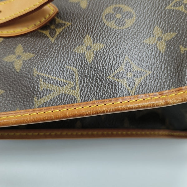 POPINCOURT Monogram Coated Canvas Brown