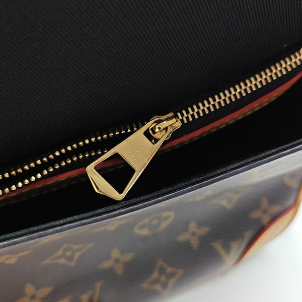 DIANE Monogram Coated Canvas Brown