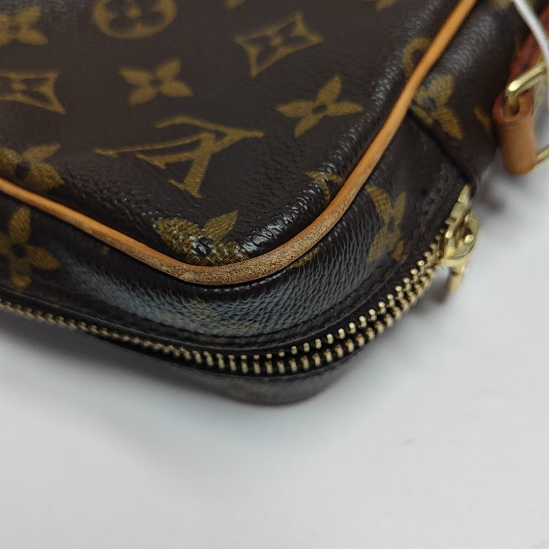 DANUBE Monogram Coated Canvas Brown