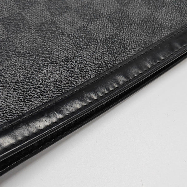 Pochette Voyag MM Monogram Coated Canvas Black