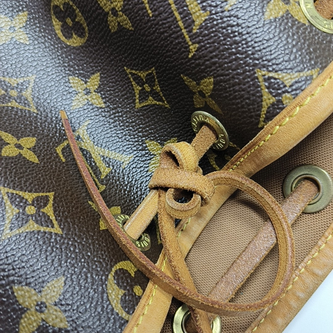 NOÉ GM Monogram Coated Canvas Brown