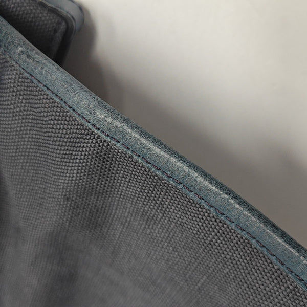 Fabric Shoulder Bag Blue