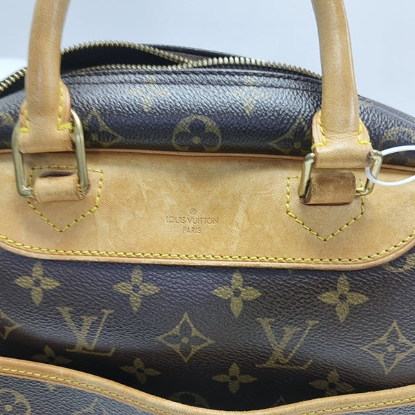 DEAUVILLE Monogram Coated Canvas Brown
