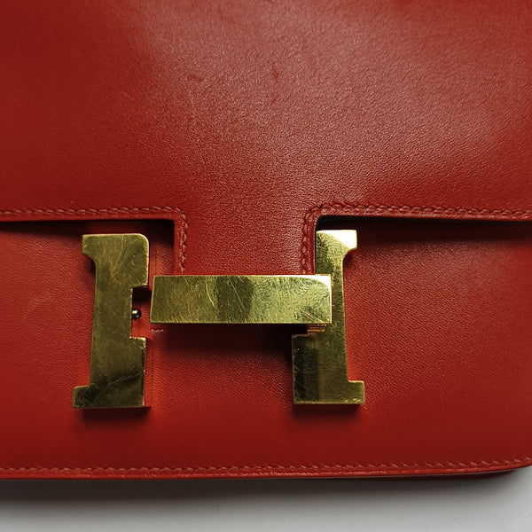 Constance 18 Box Calf Rojo