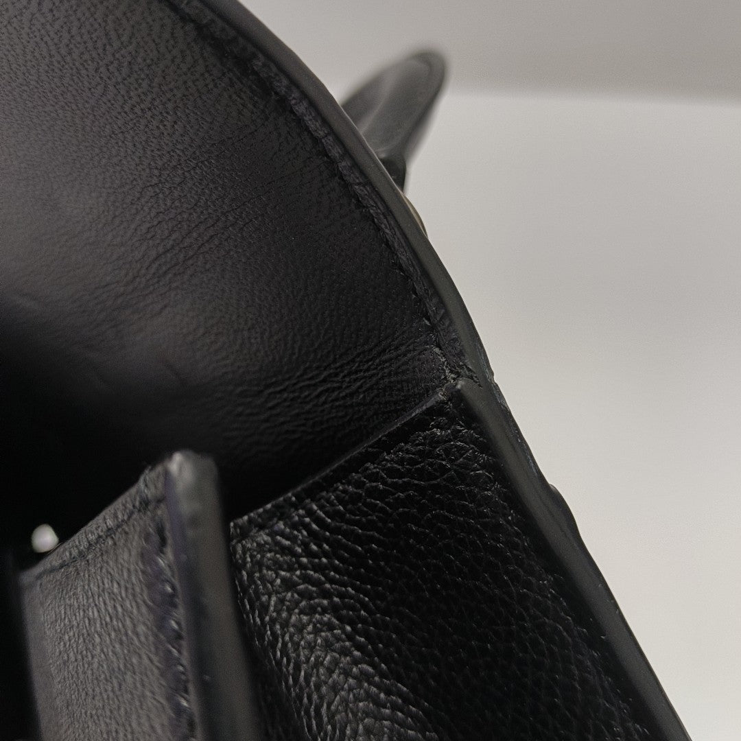 Hourglass XS Calfskin Black