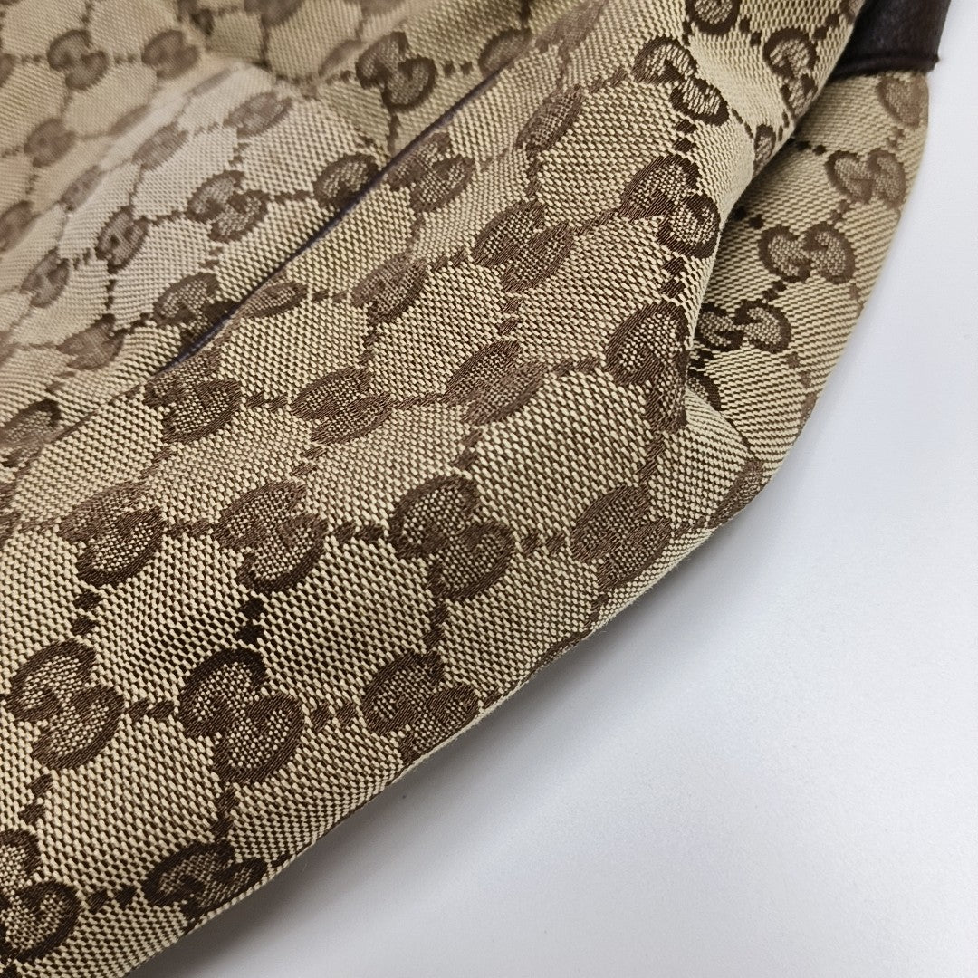 Monogram Canvas Tote Bag Beige