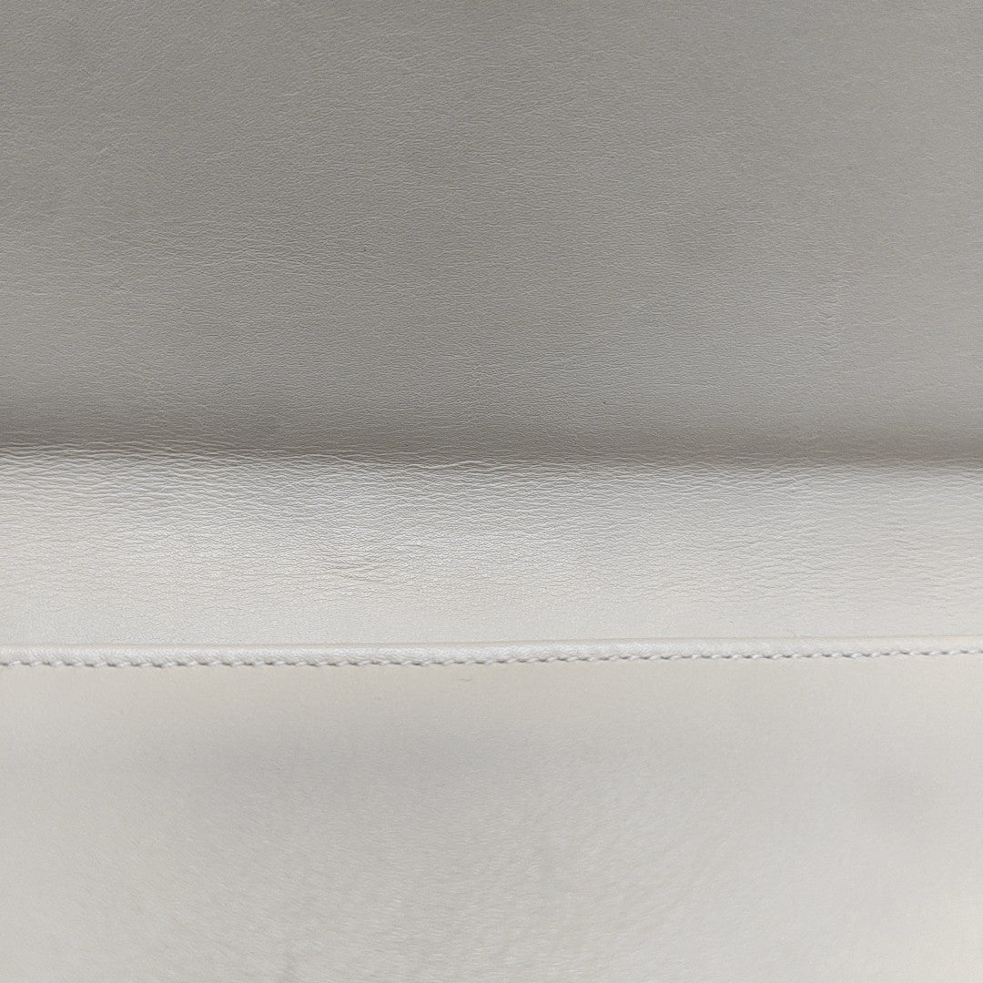 Calfskin Top Handle Bag Beige