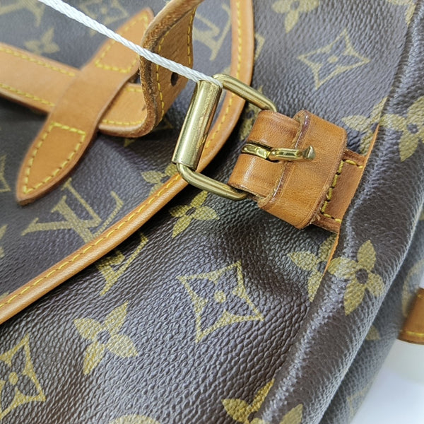 SAUMUR Monogram Coated Canvas Brown