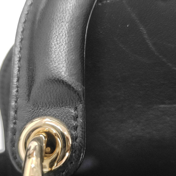 Lady Dior Small Cannage Silk Satin Black