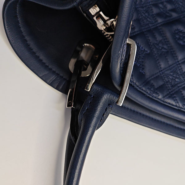 LILIA PM Monogram Calfskin Blue