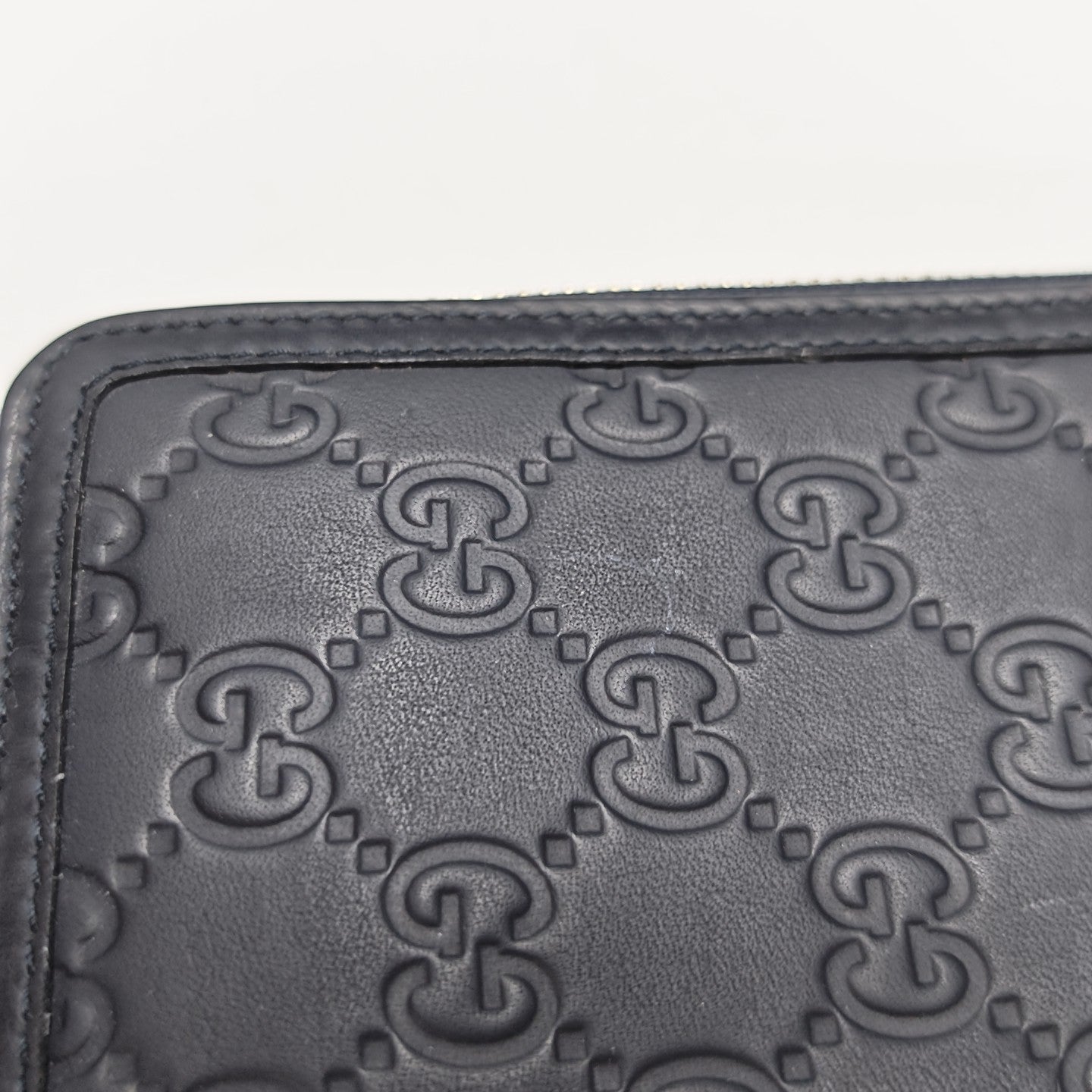 Monogram Calfskin Wallet Blue
