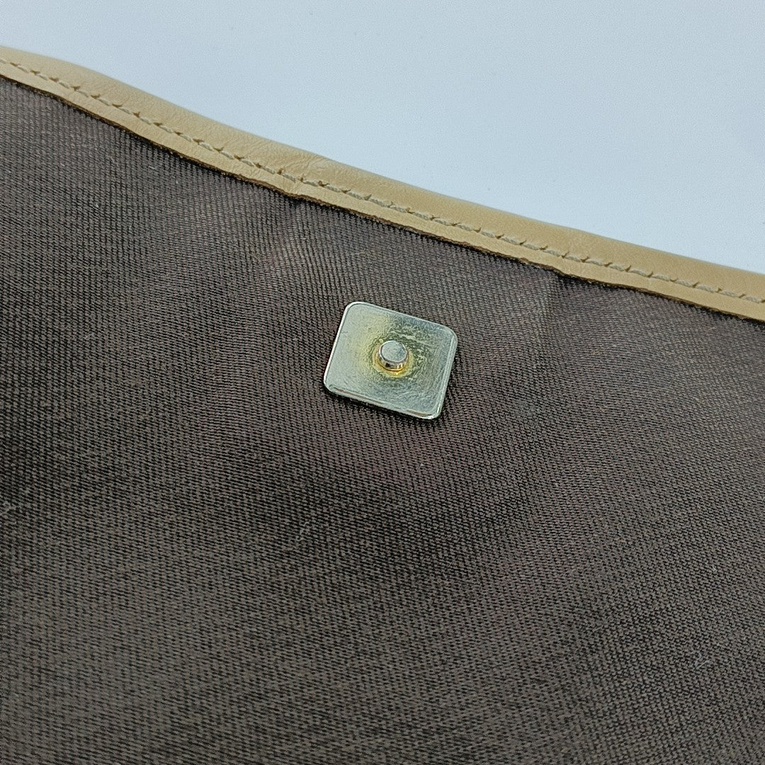 Monogram Coated Canvas Shoulder Bag Beige