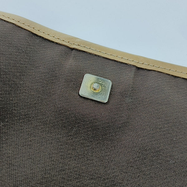 Monogram Coated Canvas Shoulder Bag Beige