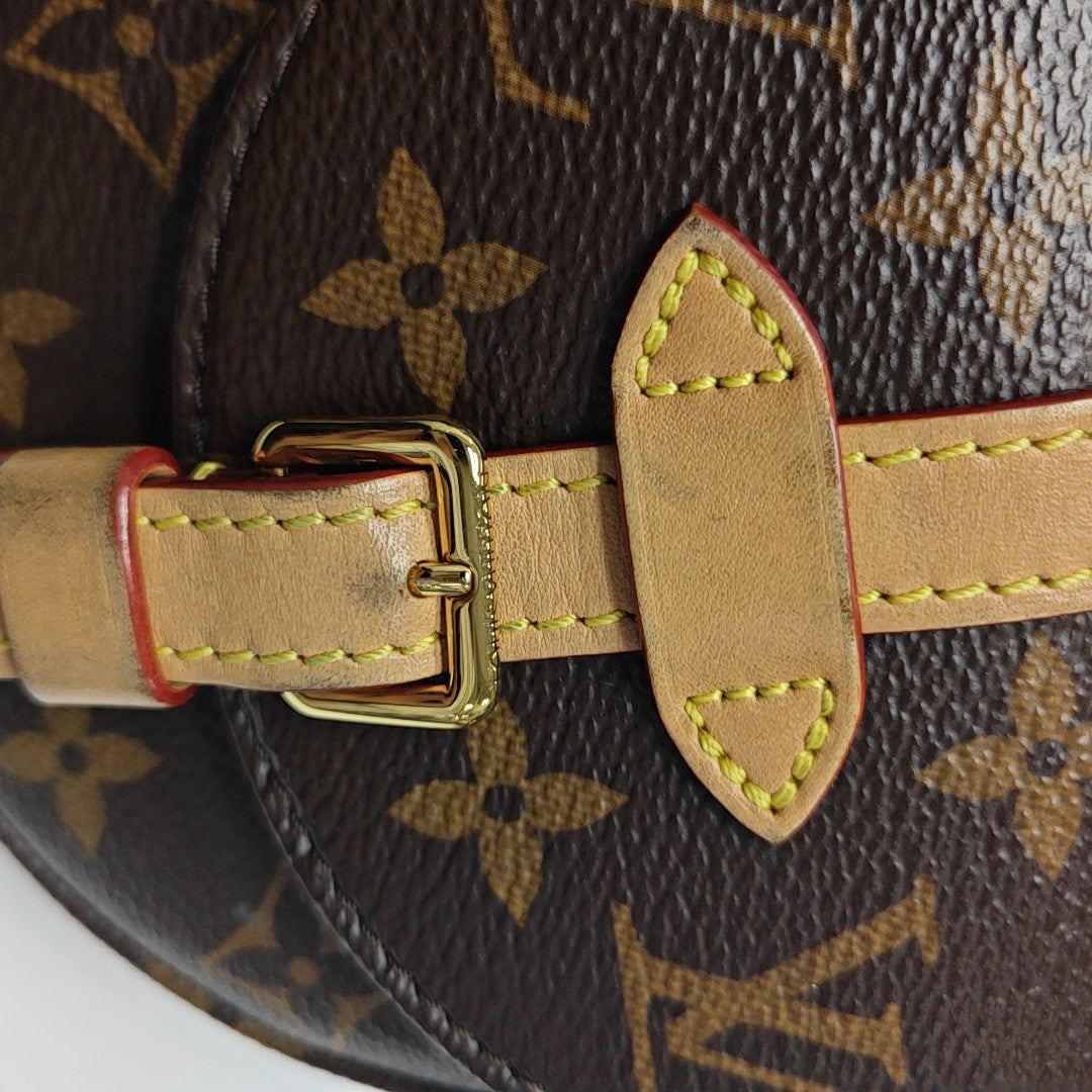 CHANTILLY Mini Monogram Coated Canvas Brown