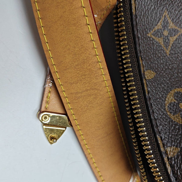 SIDE TRUNK MM Monogram Coated Canvas Brown