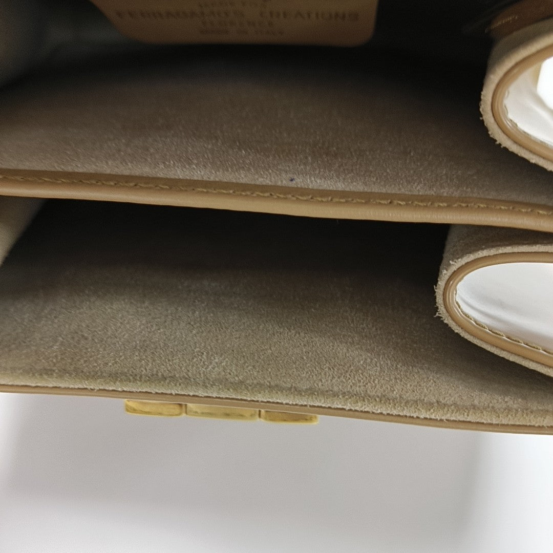 Kelly Small Calfskin Beige