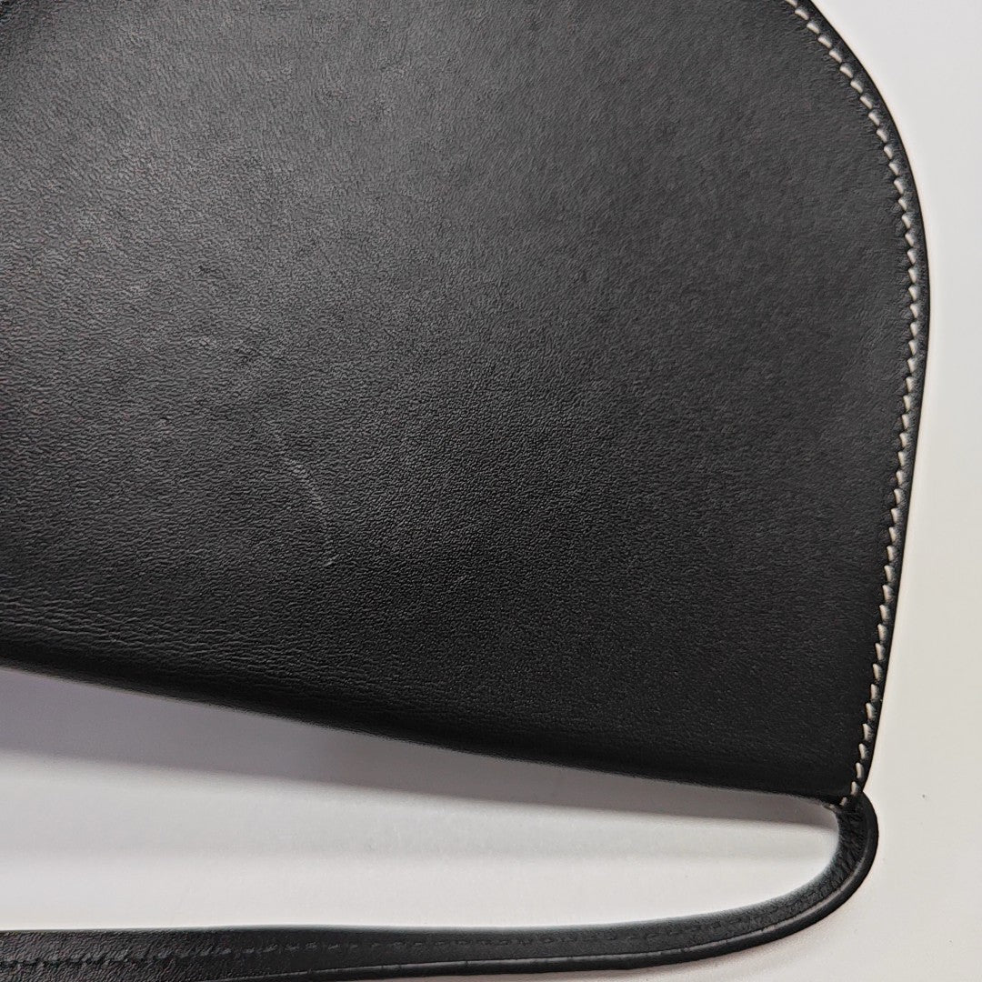 Heel Small Calfskin Black