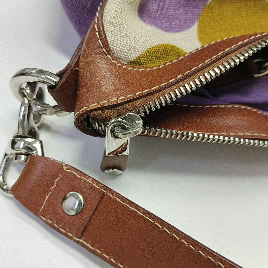 Fabric Shoulder Bag Multicolor