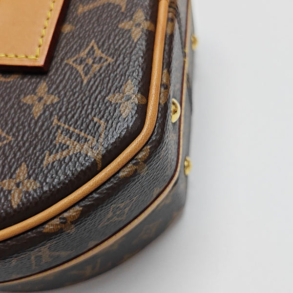 BOITE CHAPEAU PM Monogram Coated Canvas Brown