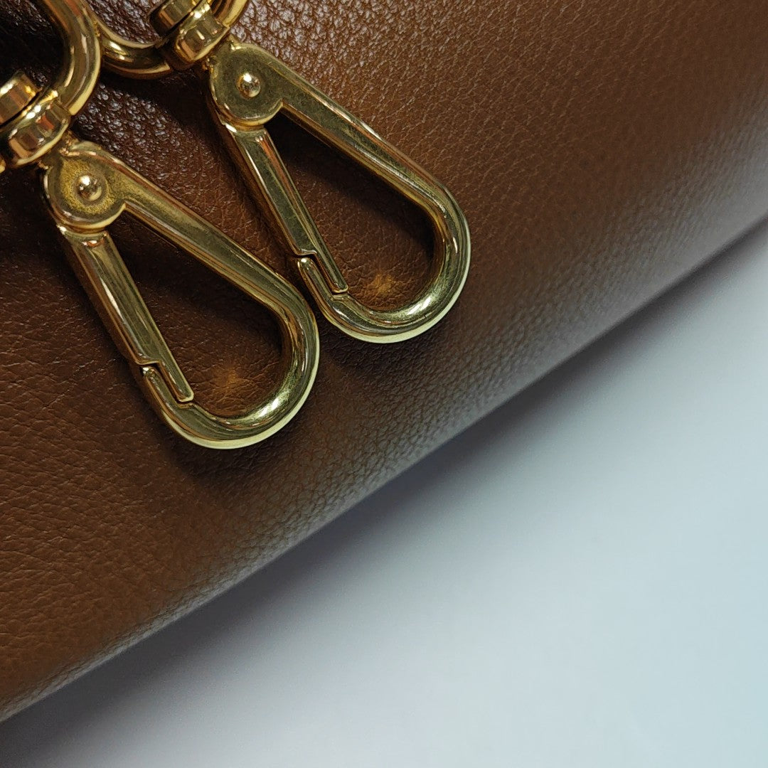 Calfskin Tote Bag Brown