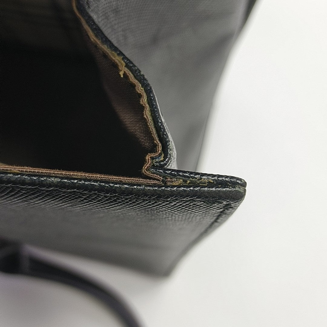 Calfskin Top Handle Bag Black