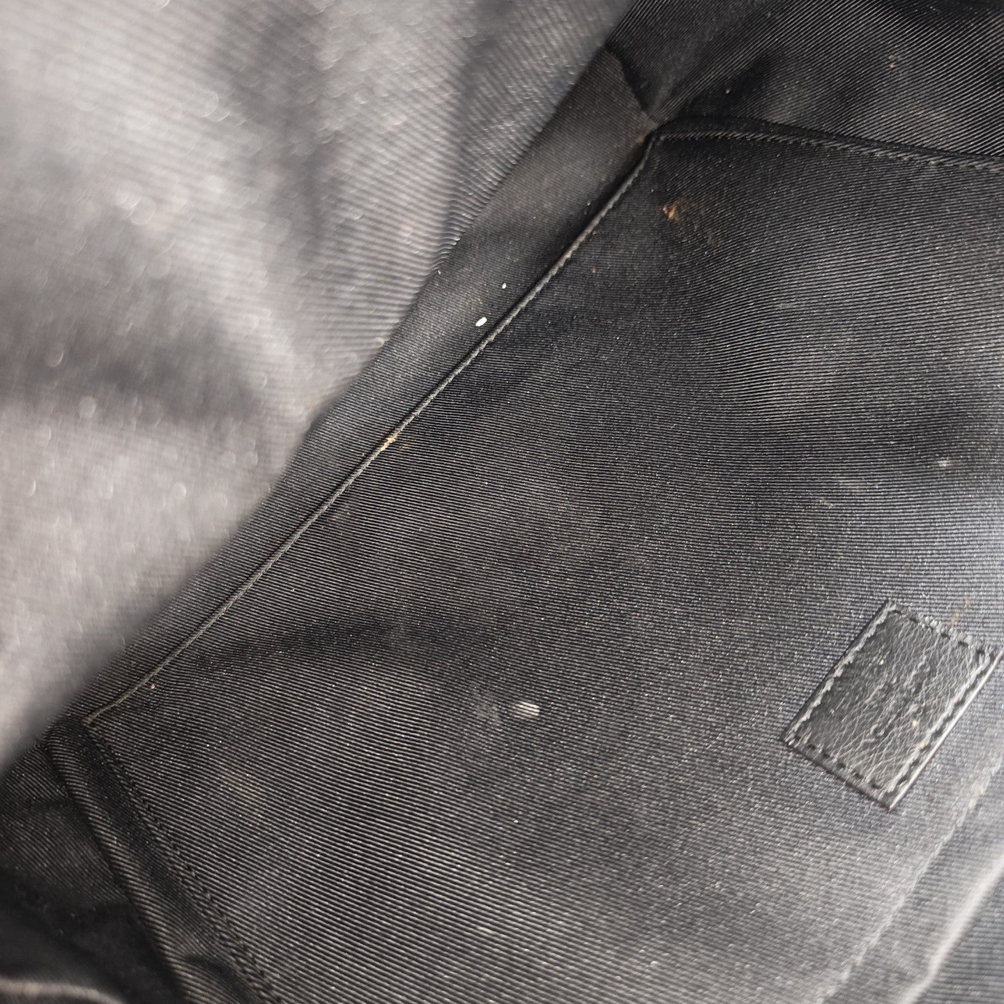 Monogram Coated Canvas Backpack Brown