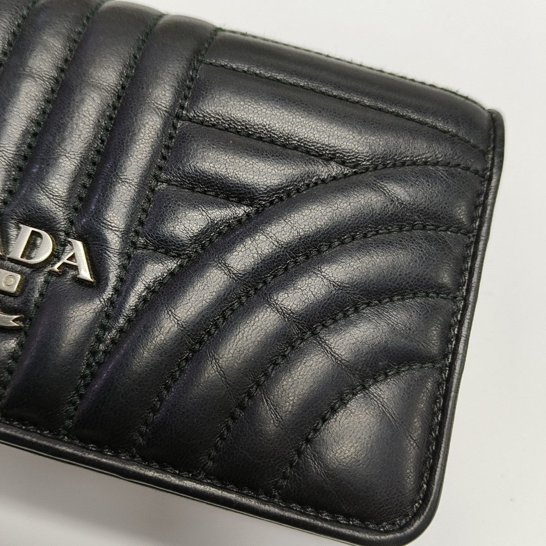 Diagramme Mini Quilted Lambskin Black