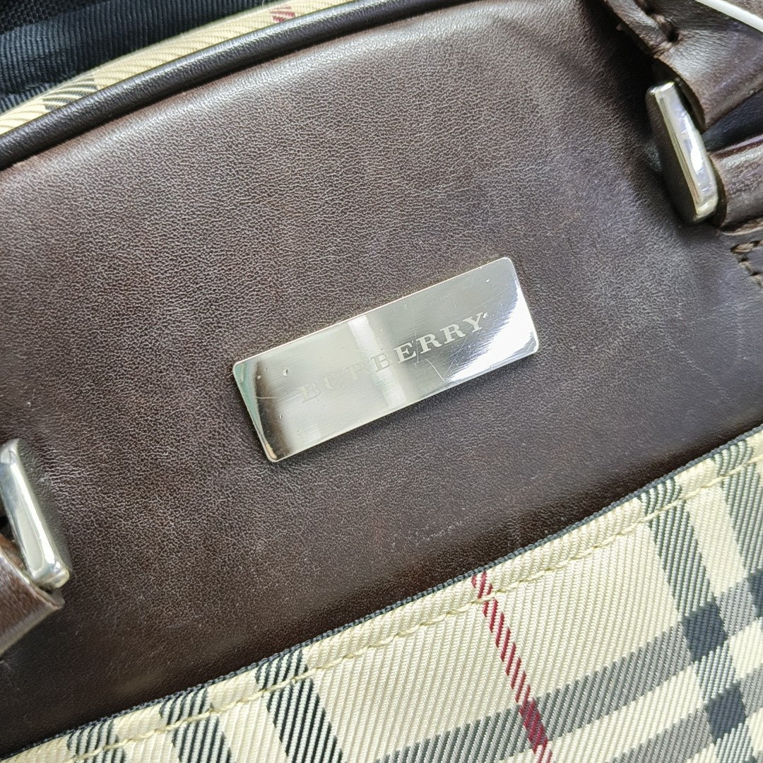 Canvas Top Handle Bag Beige