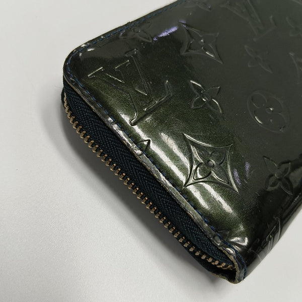 ZIPPY Patent Leather Green Wallet