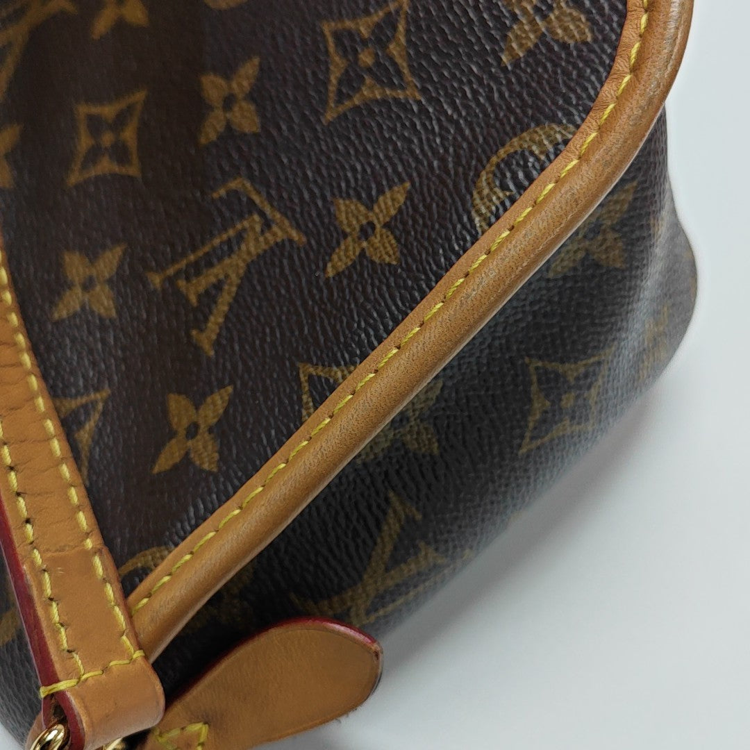 DIANE Monogram Coated Canvas Brown