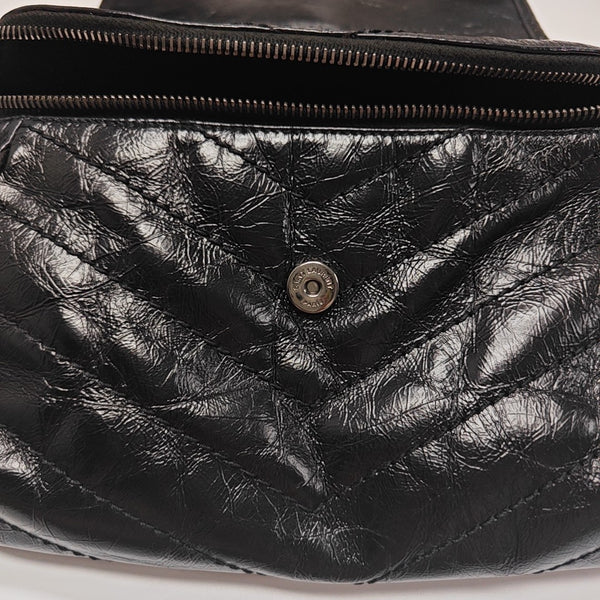 Calfskin Shoulder Bag Black