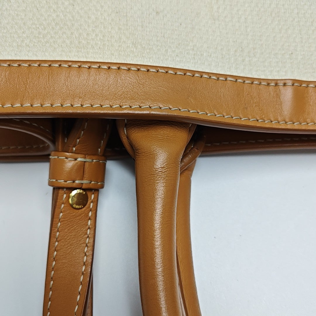 CABAS CELINE Small Canvas White