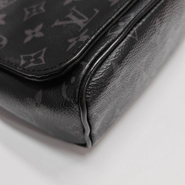 DISTRICT PM Monogram Coated Canvas Black