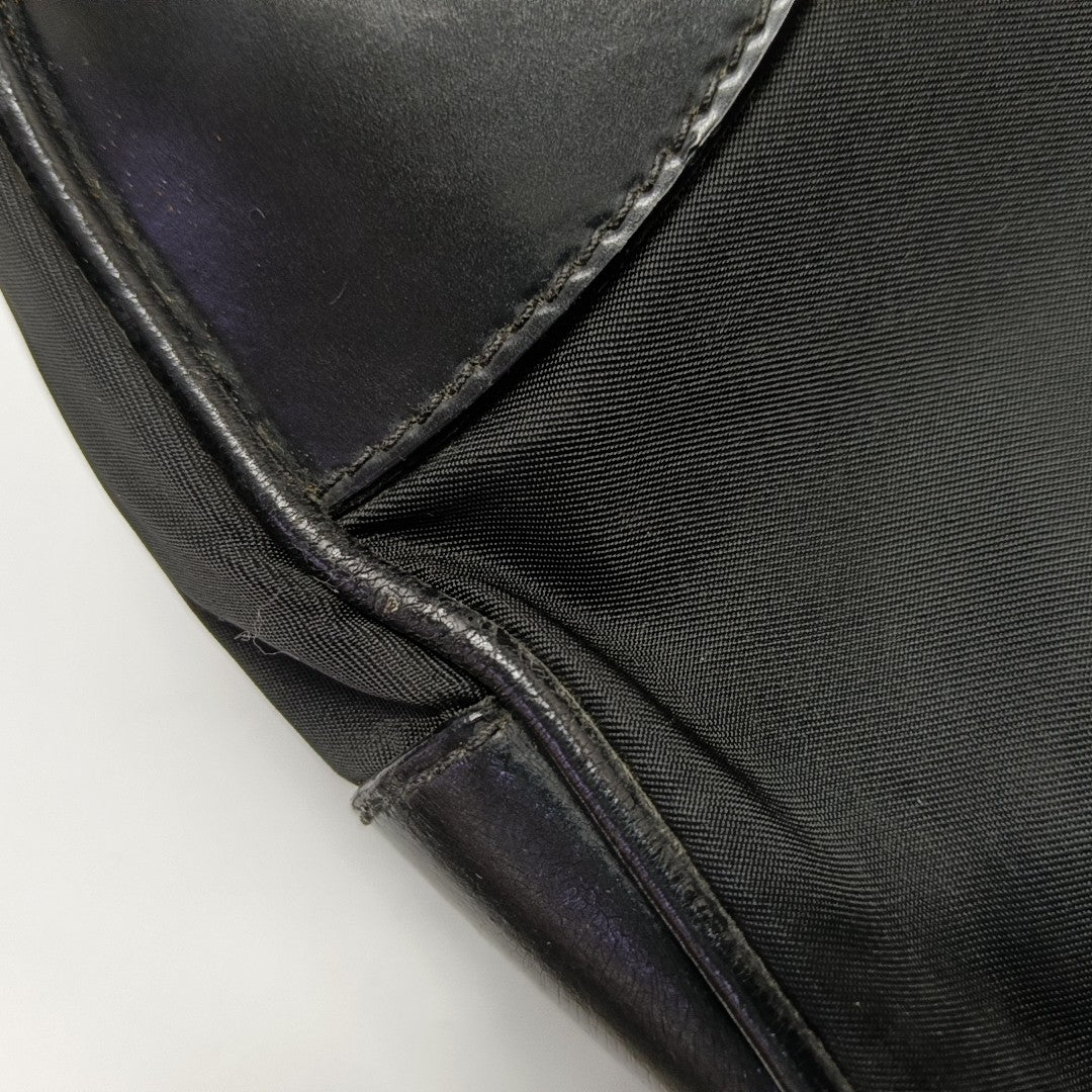 Nylon Shoulder Bag Black
