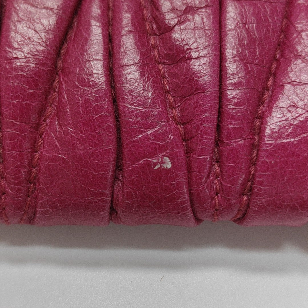 Matelassé Lambskin Red