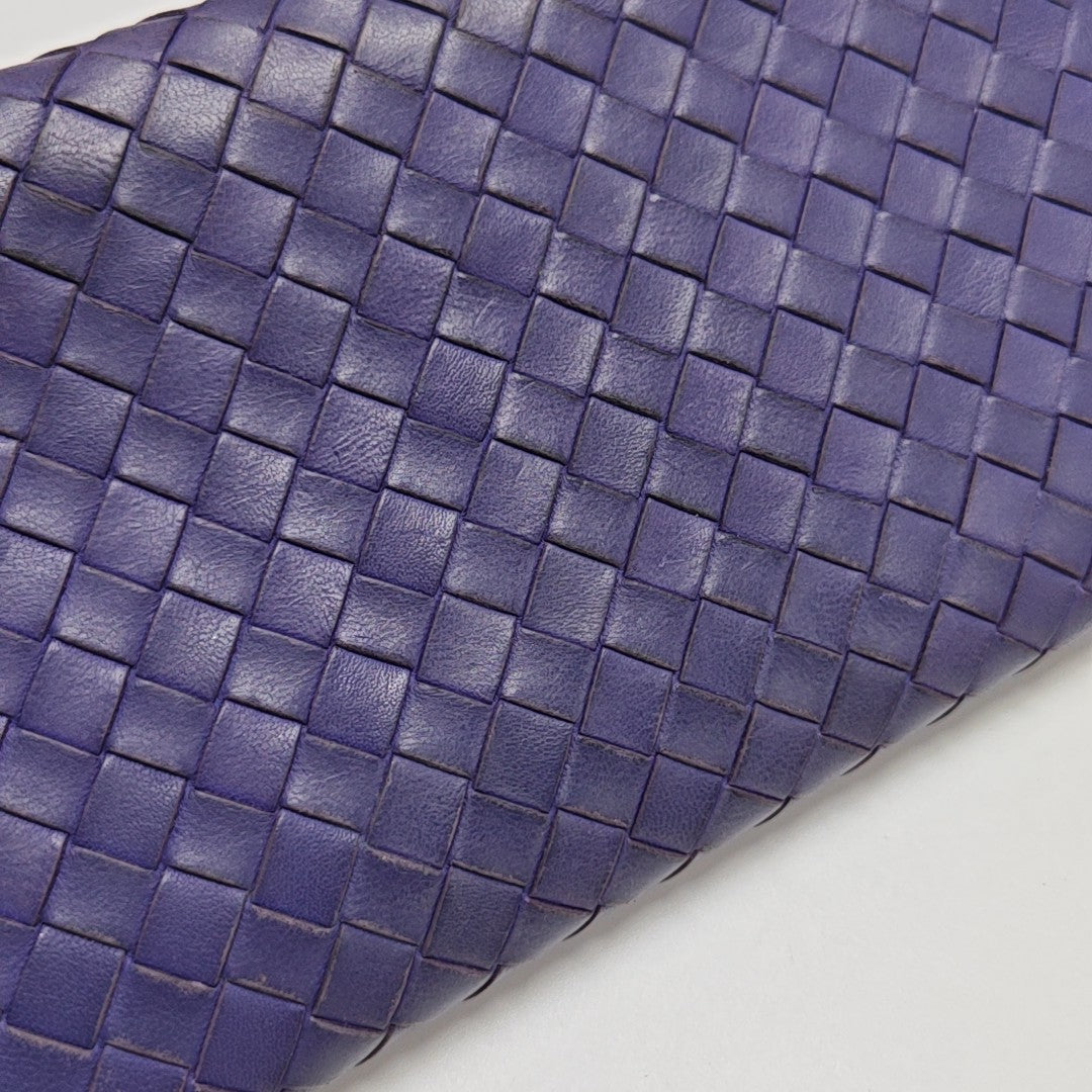 Calfskin Wallet Purple