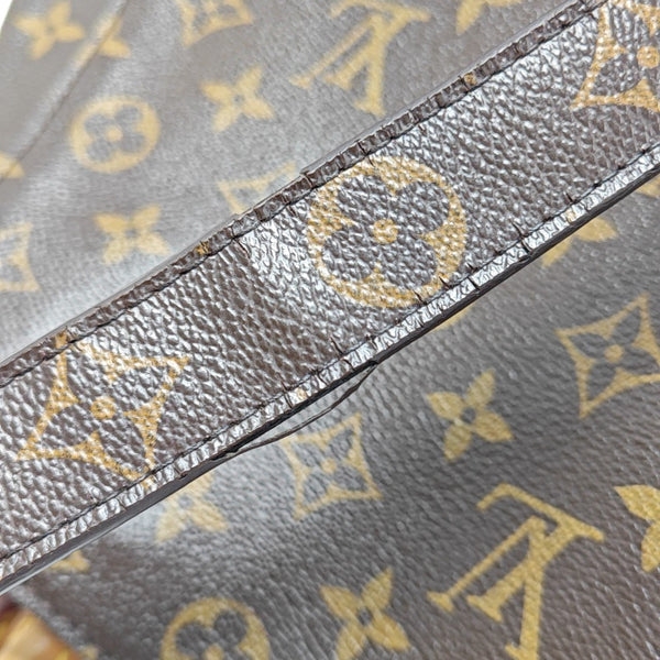 MONTAIGNE GM Monogram Coated Canvas Brown